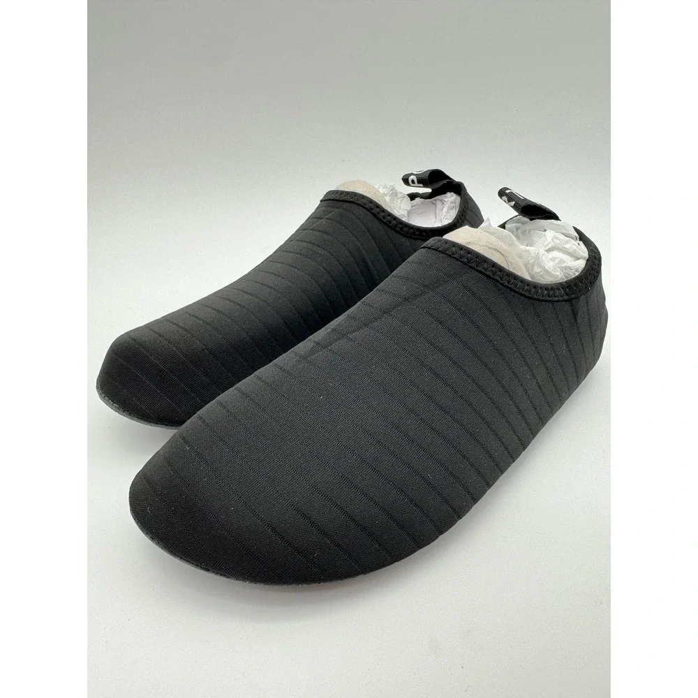 Black Slip On Water Shoes Casual Lightweight Men's 6 Women's 7 Beach